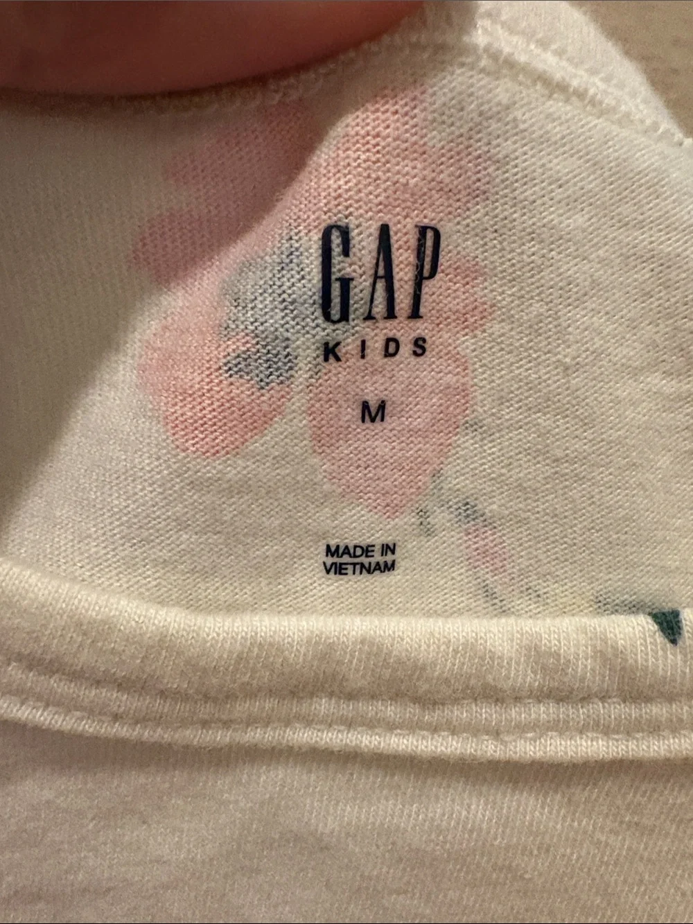 Girls floral gap tee